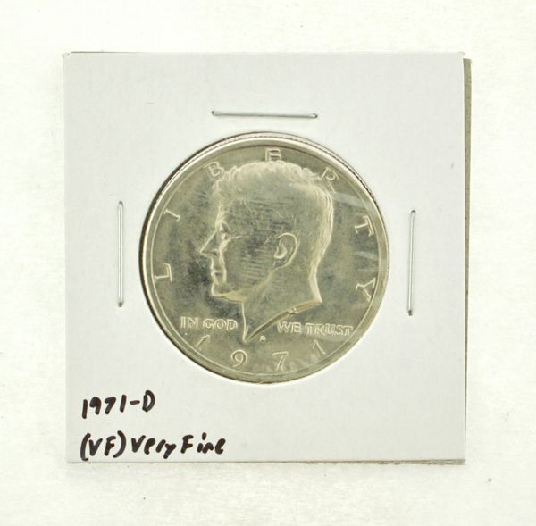 1971-D Kennedy Half Dollar (VF) Very Fine N2-3450-11