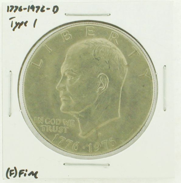 1976-D Type I Eisenhower Dollar RATING: (F) Fine (N2-4044-29)