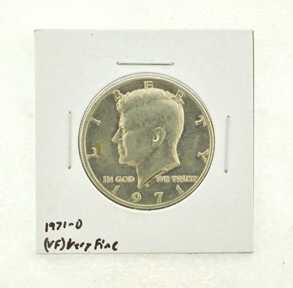 1971-D Kennedy Half Dollar (VF) Very Fine N2-3450-12
