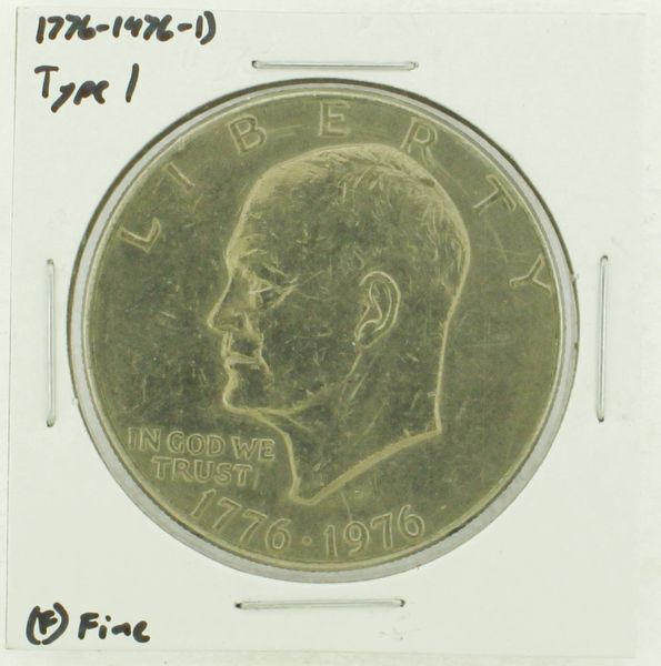 1976-D Type I Eisenhower Dollar RATING: (F) Fine (N2-4044-31)