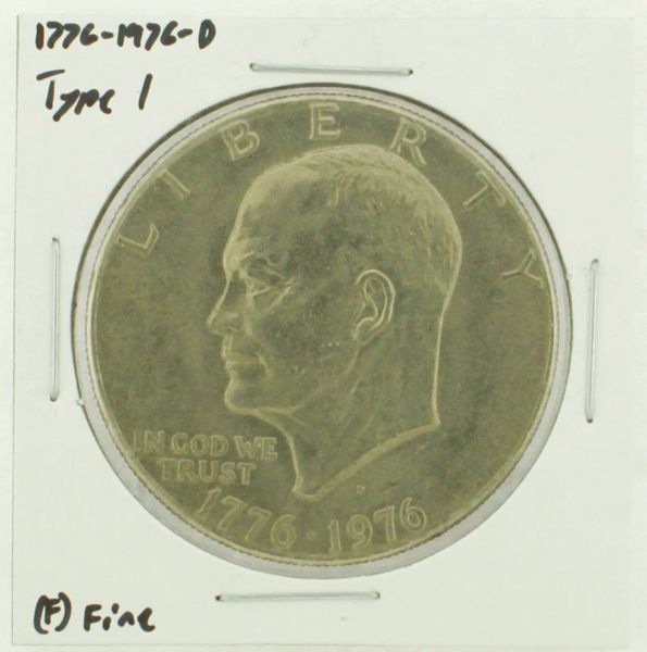 1976-D Type I Eisenhower Dollar RATING: (F) Fine (N2-4044-32)