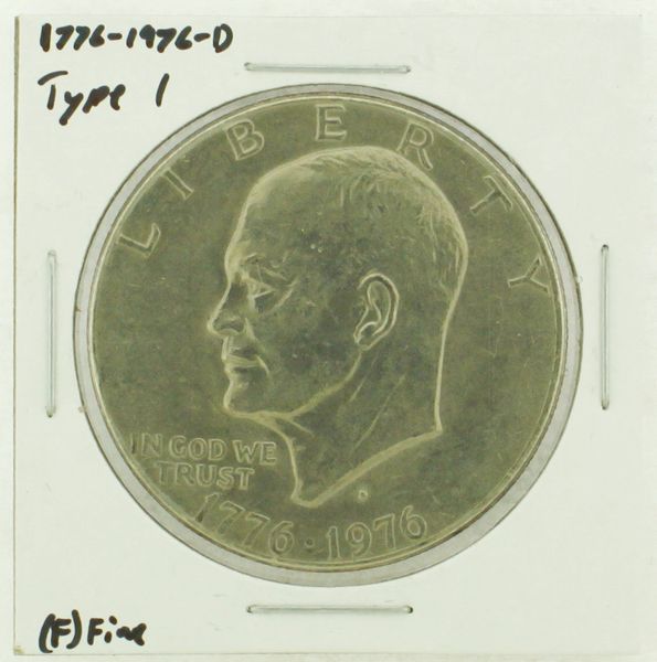 1976-D Type I Eisenhower Dollar RATING: (F) Fine (N2-4044-34)