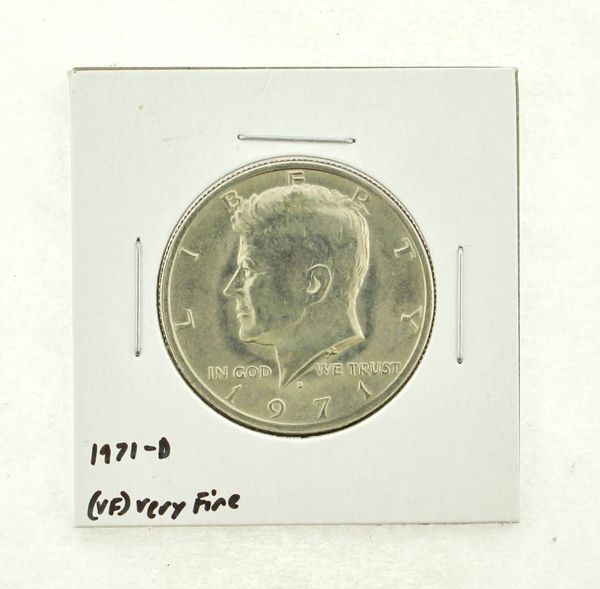 1971-D Kennedy Half Dollar (VF) Very Fine N2-3450-14