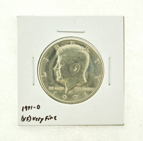 1971-D Kennedy Half Dollar (VF) Very Fine N2-3450-16