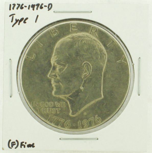 1976-D Type I Eisenhower Dollar RATING: (F) Fine (N2-4044-36)