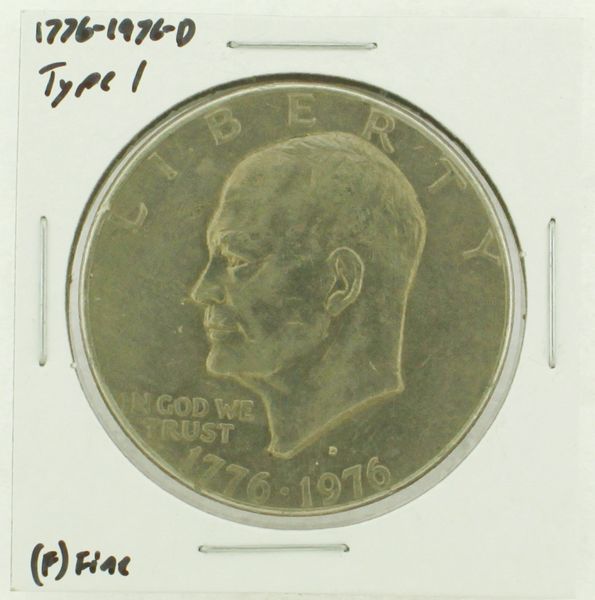1976-D Type I Eisenhower Dollar RATING: (F) Fine (N2-4044-39)