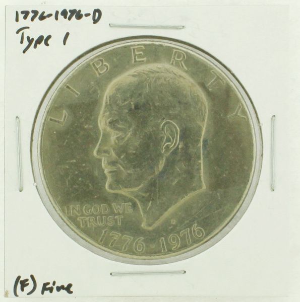 1976-D Type I Eisenhower Dollar RATING: (F) Fine (N2-4044-42)
