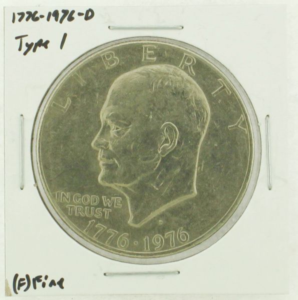 1976-D Type I Eisenhower Dollar RATING: (F) Fine (N2-4044-44)