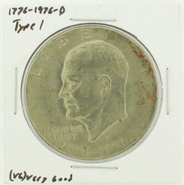 1976-D Type I Eisenhower Dollar RATING: (VG) Very Good (N2-4092-08)