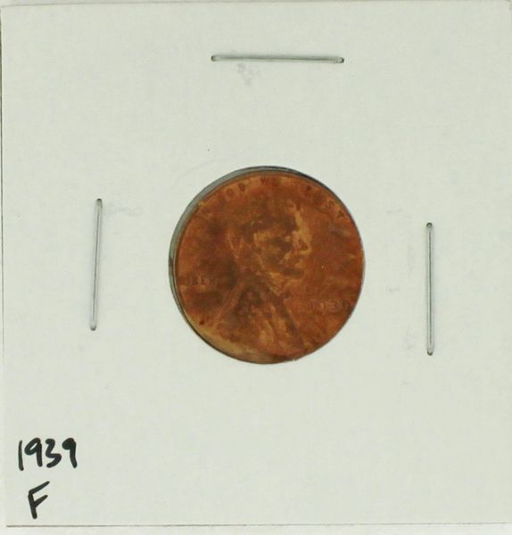 1939 United States Lincoln Wheat Penny Rating (F) Fine