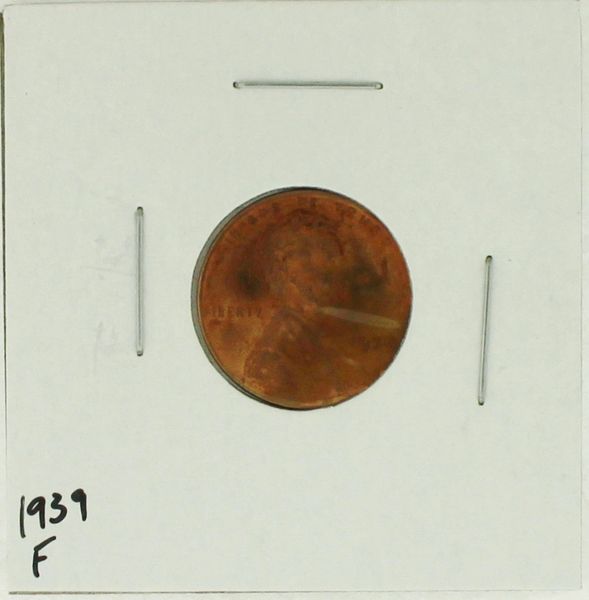 1939 United States Lincoln Wheat Penny Rating (F) Fine