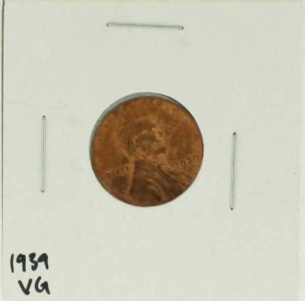 1939 United States Lincoln Wheat Penny Rating (VG) Very Good