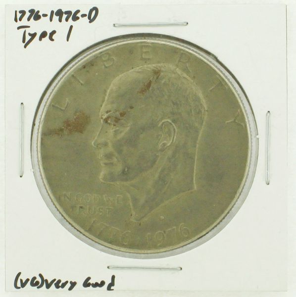 1976-D Type I Eisenhower Dollar RATING: (VG) Very Good (N2-4092-09)