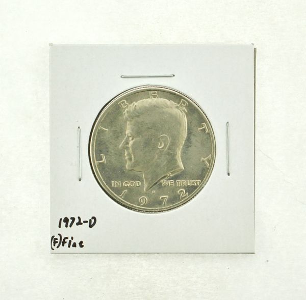 1972-D Kennedy Half Dollar (F) Fine N2-3610-12