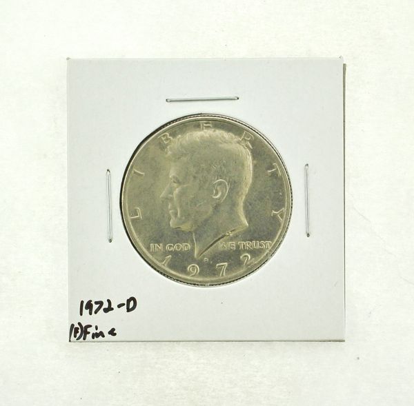 1972-D Kennedy Half Dollar (F) Fine N2-3610-16