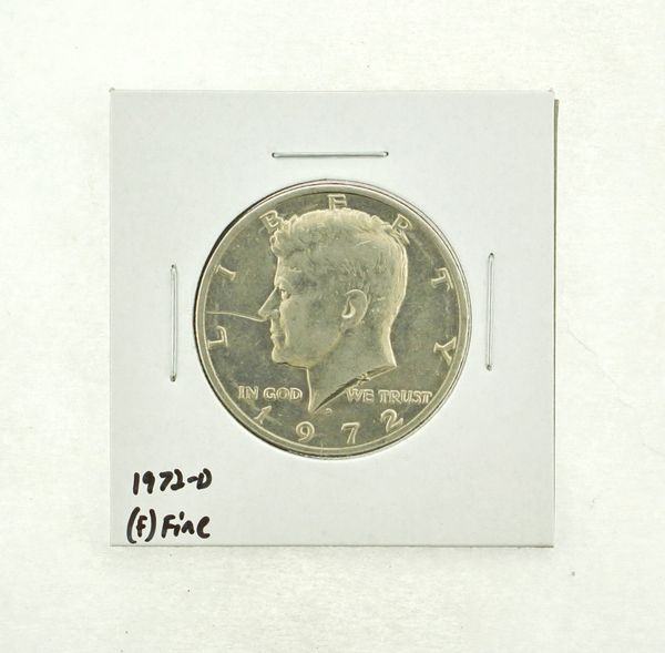 1972-D Kennedy Half Dollar (F) Fine N2-3610-17