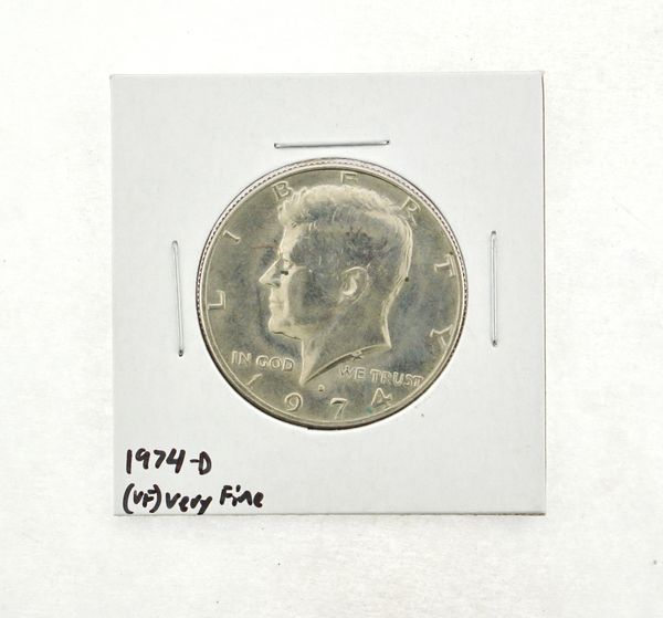 1974-D Kennedy Half Dollar (VF) Very Fine N2-3666-1