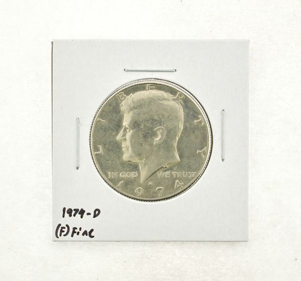 1974-D Kennedy Half Dollar (F) Fine N2-3668-1