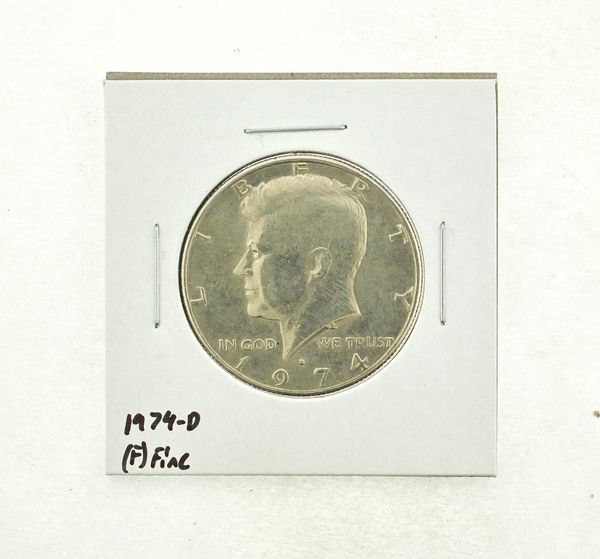 1974-D Kennedy Half Dollar (F) Fine N2-3668-9