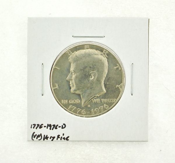 1776-1976-D Kennedy Half Dollar (VF) Very Fine N2-3687-3