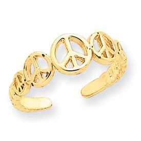 Peace Sign Toe Ring (JC-687)