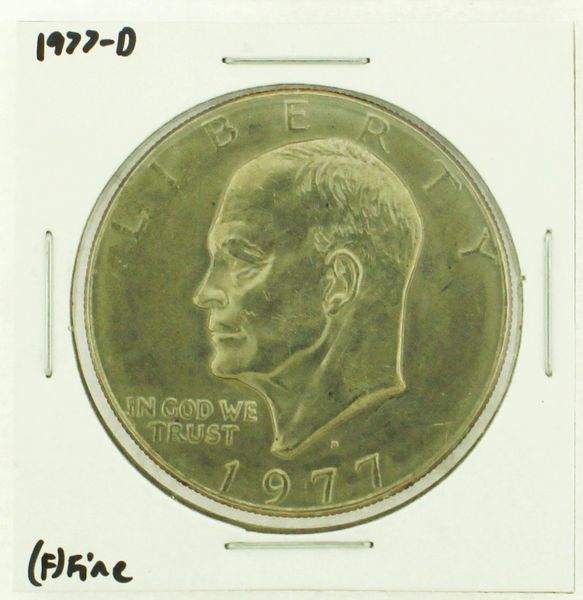 1977-D Eisenhower Dollar RATING: (F) Fine (N2-4209-20)