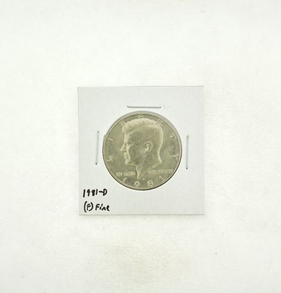 1981-D Kennedy Half Dollar (F) Fine N2-3737-2
