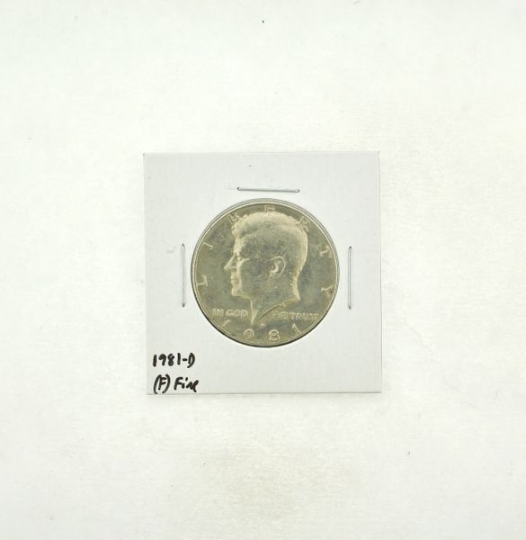 1981-D Kennedy Half Dollar (F) Fine N2-3737-3