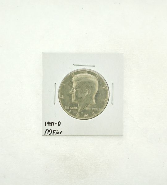 1981-D Kennedy Half Dollar (F) Fine N2-3737-5