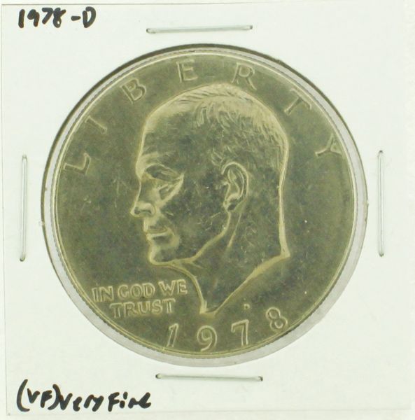1978-D Eisenhower Dollar RATING: (VF) Very Fine (N2-4263-03)