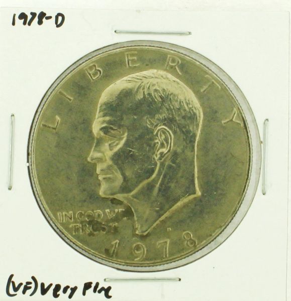 1978-D Eisenhower Dollar RATING: (VF) Very Fine (N2-4263-04)