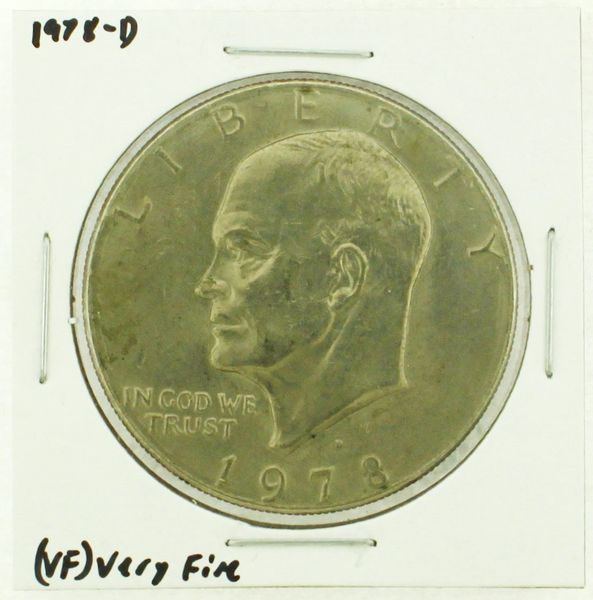 1978-D Eisenhower Dollar RATING: (VF) Very Fine (N2-4263-07)