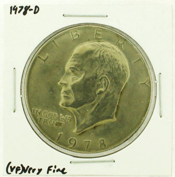 1978-D Eisenhower Dollar RATING: (VF) Very Fine (N2-4263-08)