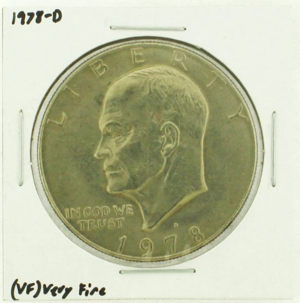 1978-D Eisenhower Dollar RATING: (VF) Very Fine (N2-4263-09)