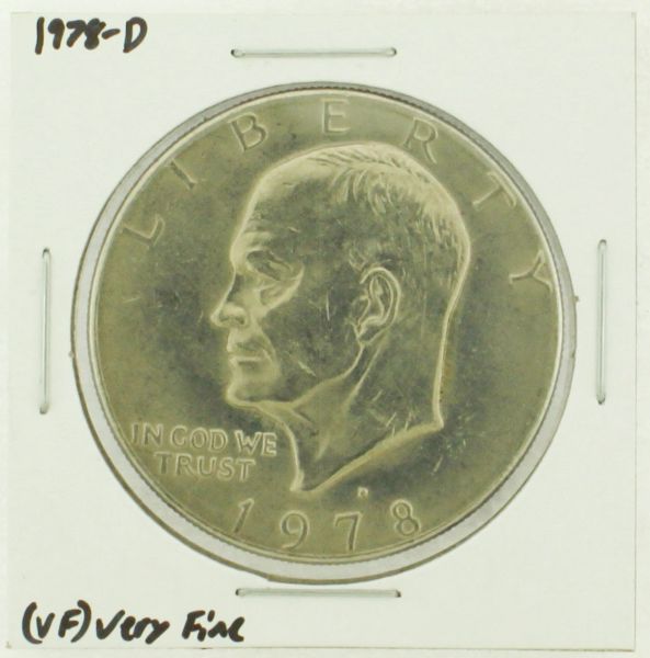 1978-D Eisenhower Dollar RATING: (VF) Very Fine (N2-4263-10)