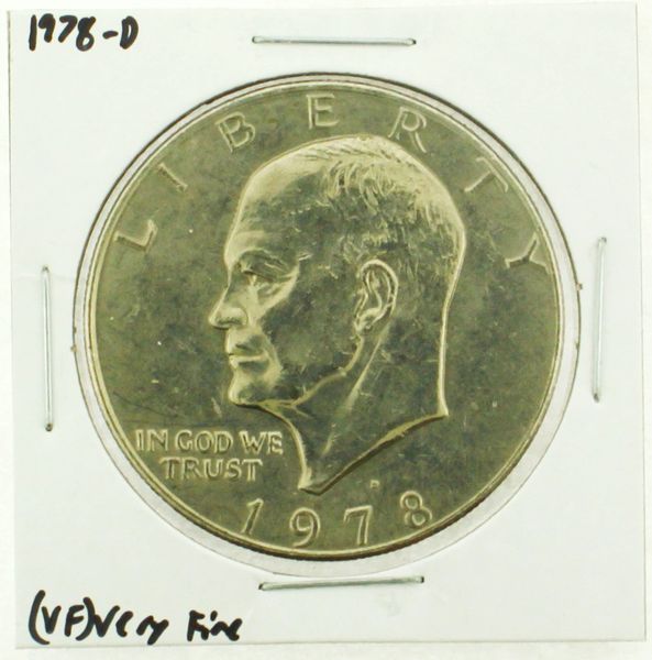 1978-D Eisenhower Dollar RATING: (VF) Very Fine (N2-4263-17)