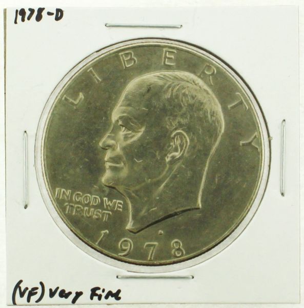 1978-D Eisenhower Dollar RATING: (VF) Very Fine (N2-4263-20)