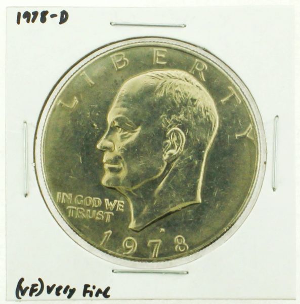 1978-D Eisenhower Dollar RATING: (VF) Very Fine (N2-4263-22)