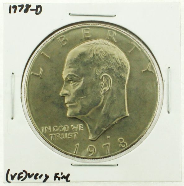 1978-D Eisenhower Dollar RATING: (VF) Very Fine (N2-4263-24)