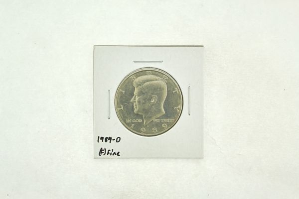 1989-D Kennedy Half Dollar (F) Fine N2-3824-5