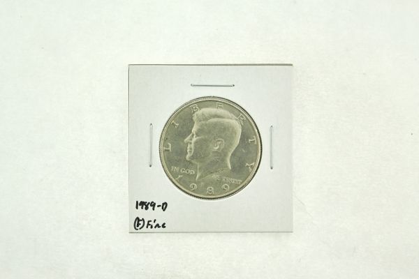 1989-D Kennedy Half Dollar (F) Fine N2-3824-6