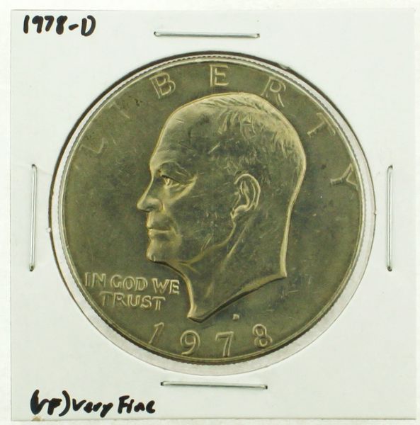 1978-D Eisenhower Dollar RATING: (VF) Very Fine (N2-4263-25)