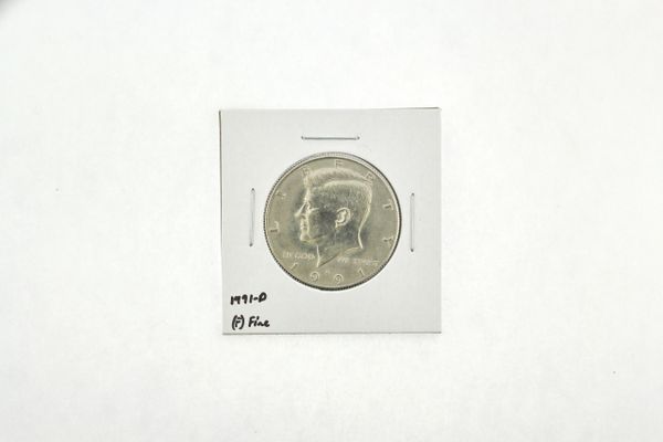 1991-D Kennedy Half Dollar (F) Fine N2-3843-1