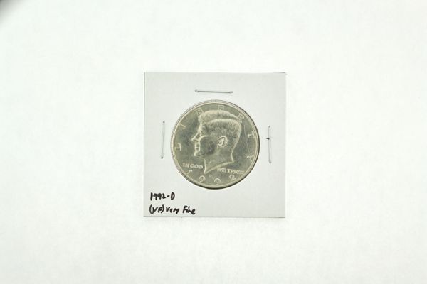 1992-D Kennedy Half Dollar (VF) Very Fine N2-3849