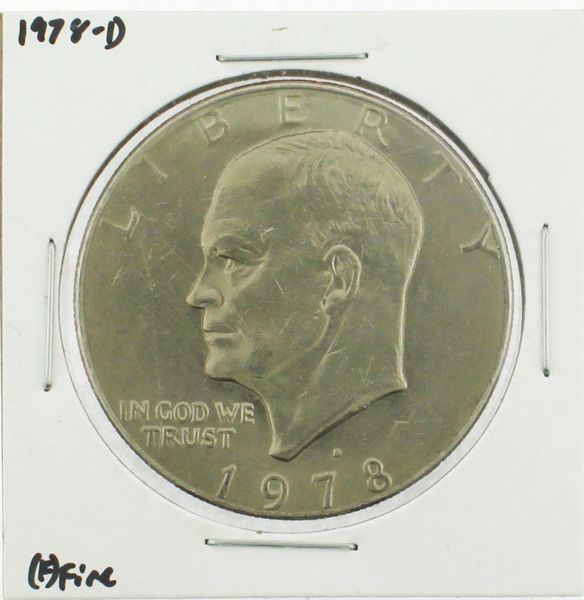 1978-D Eisenhower Dollar RATING: (F) Fine (N2-4297-01)