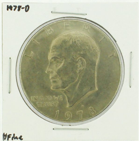 1978-D Eisenhower Dollar RATING: (F) Fine (N2-4297-03)