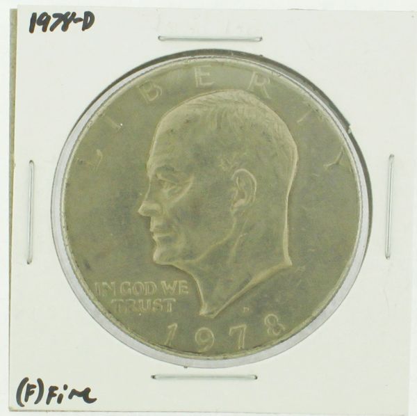 1978-D Eisenhower Dollar RATING: (F) Fine (N2-4297-04)