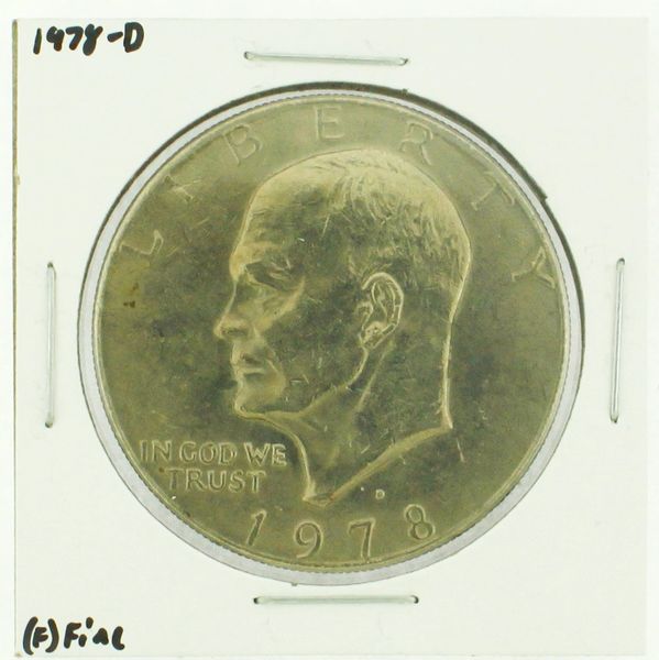 1978-D Eisenhower Dollar RATING: (F) Fine (N2-4297-05)