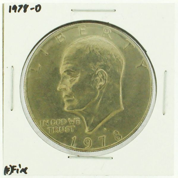 1978-D Eisenhower Dollar RATING: (F) Fine (N2-4297-07)