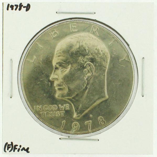 1978-D Eisenhower Dollar RATING: (F) Fine (N2-4297-08)